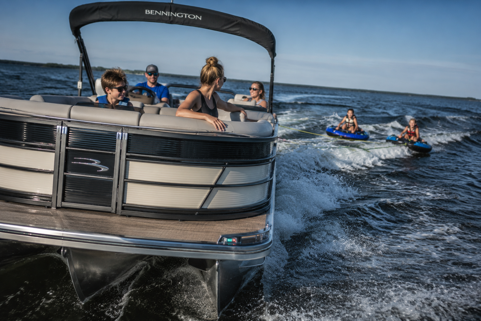 Tubing on Devil Creek Reservoir